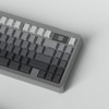Side Printed Keycaps Grey Gradient 125 Keys Cherry Profile PBT