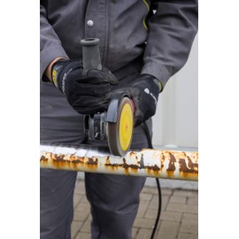 Klingspor 277020"WSM 617" K80 Abrasive Mop Wheel, Brown, 125 x 20 mm