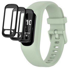 Pack of 3 Screen Protectors for Smartwatch, HD Screen Protector Compatible with Garmin Vivosmart 5, Bubble-Free, Anti-Scratch Protective Films Made of PMMA + PC, HD Screen Protector for Protection