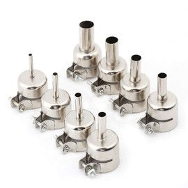 Heat Resisting Nozzles-Heat Gun Nozzles Kits for Hot Air Soldering Station Repair Tools（3/4/5/6/7/8/10/12mm) 8pcs/Set