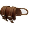 Leather Wrist Corset Right for Circumference 19-25 cm Light Brown