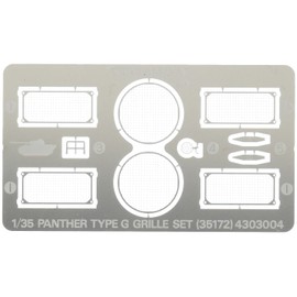 Tamiya 1/35 Military Miniature Series No.172 German Army Panther G Etch Grille Set Plastic Model Part 35172