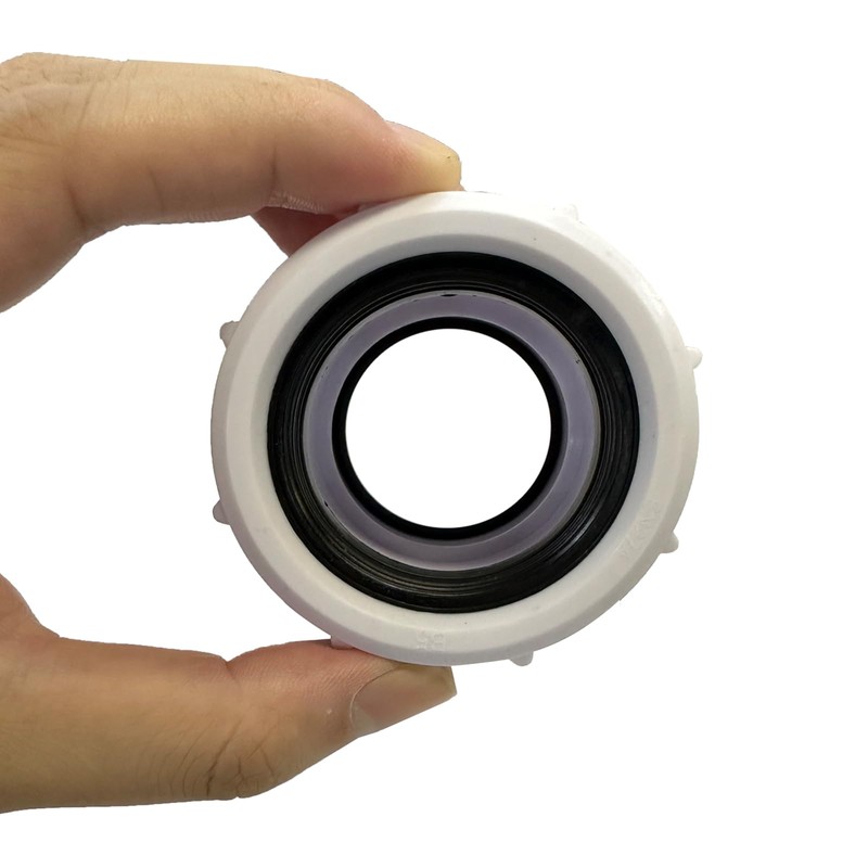 Straight Pipe Connector SENRISE 40mm PVC Pipe Connector Compression Joiner