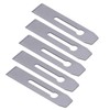 5Pcs Planer Blades Steel 38mm Portable Knife Replacement Accessories for