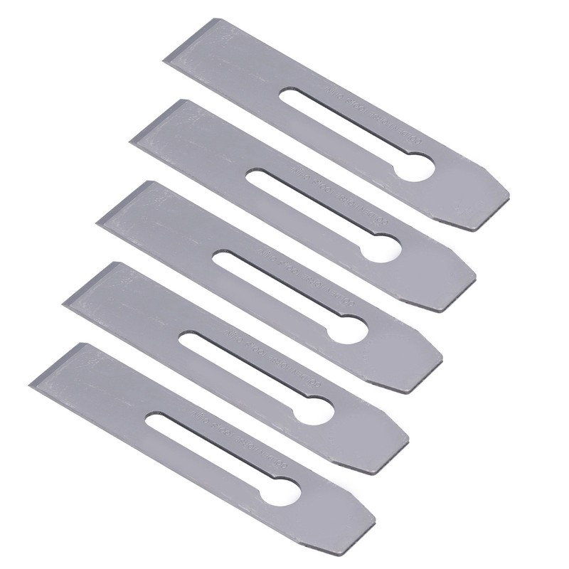 5Pcs Planer Blades Steel 38mm Portable Knife Replacement Accessories for