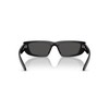 Arnette Men's AN4357 Al Rectangular Sunglasses, Black/Dark Grey, 53 mm
