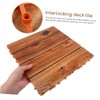 Gadpiparty Interlocking Outdoor Flooring Tile Patio Deck Tile for Garden