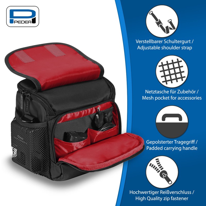 PEDEA Camera Bag for Canon EOS 7D, 50D, 70D, 5D