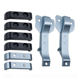 4 Core Heavy Duty Radiator Bracket Kit Fits for All 1967-1972 Chevy and GMC 1/2 Ton to 1 Ton Pickups Compatible with 1099ZB 1099ZC
