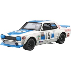 Aoshima Bunka Kyozai 1/24 The Model Car Series SP15 Memorial Takahashi Kunimitsu Box Ska GT-R Glory 50 Wins Plastic Model, Molded Color