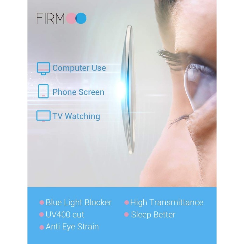 Firmoo Lesebrille mit Sehstärke 1.25x Lesehilfe mit Blaulichtfilter Sehhilfe Lesebrille