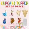 Cnderela Cupcake Topper – Princess Theme Birthday Party Decoration Supplies
