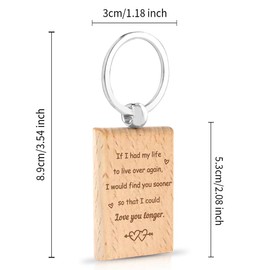 Christmas Gifts for Couples Wood Keyring Boyfriend Gifts Couple Gifts Girlfriend Christmas Gifts Valentines Day Gifts Stocking Fillers Valentines Gifts for Him Her Husband Gifts Wife Birthday Gifts