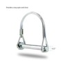 VOANZO Bike Trailer Hook With Snap Aluminum Alloy Bicycle Pulley