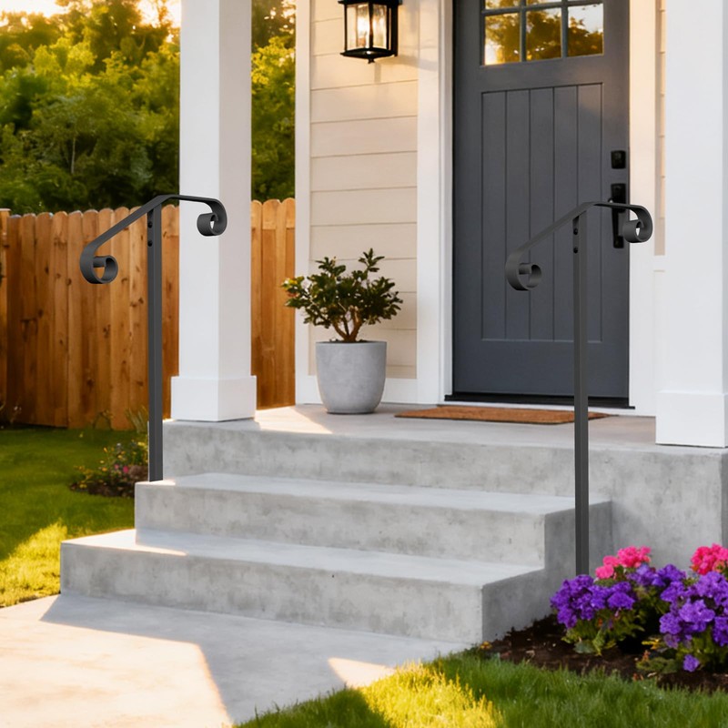 handrails for Outdoor Steps Single Post Handrails for Outdoor Steps