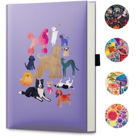 Elena Essex Journal for Women Men / 160 Pages/College Ruled Notebook / A5 Notebook with thick 160 Gsm Paper/Hardcover Journals for Writing/Cute Notebook/Notebook for Work & Notetaking