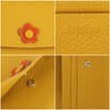 ArtsEye Genuine Leather Long Wallet Trifold Women's Large Capacity Wallet