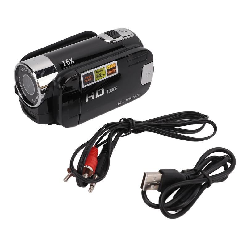 Video Camera Camcorder, Digital Camera Recorder Full HD 1080P 16MP