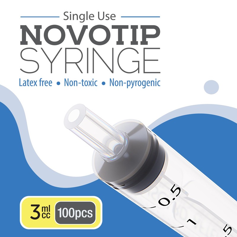 Novotip 3ml Syringe - Box of 100