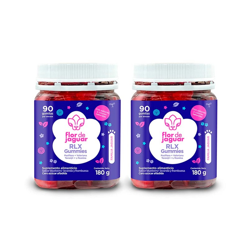 FLOR DE JAGUAR I Pack RLX Gummies (2 piezas) I