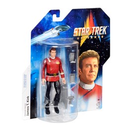 Bandai Star Trek Figure Captain James T. Kirk | 5'' Captain Kirk Star Trek Wrath Of Khan Action Figure | Star Trek The Wrath Of Khan Toy Articulated Figure | Star Trek Gifts And Star Trek Merchandise