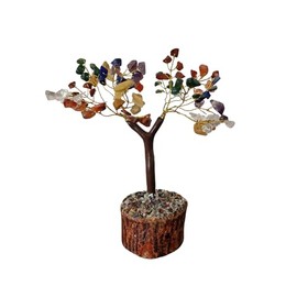 Seven Chakra Crystal Gemstone Tree Artificial Home Decor Crystal Tree Of Life Gift For Women & Men Spiritual 7 Inch