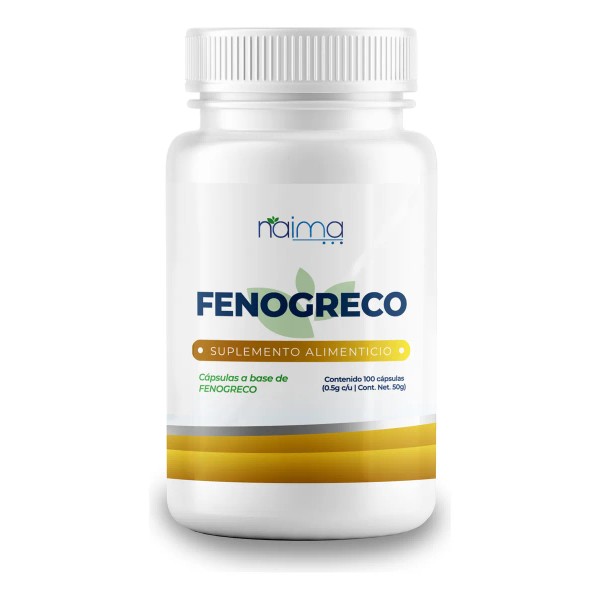 Fenogreco 500mg - 100 Cápsulas Por Frasco Sabor Sin Sabor