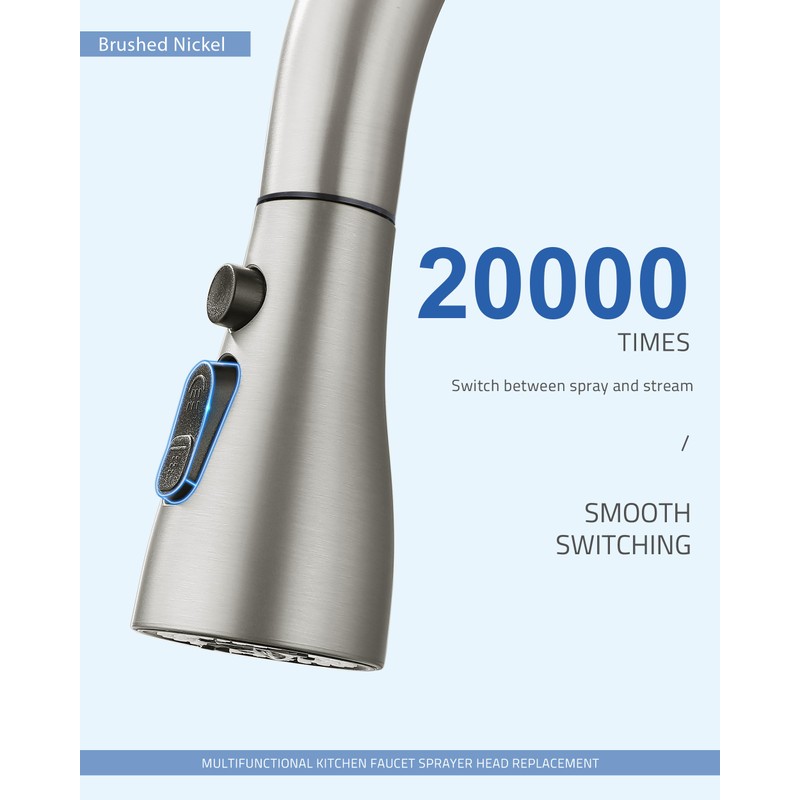 Kitchen Faucet Sprayer Head Replacement - Pull Down Faucet Spray