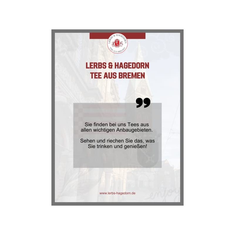 Lerbs & Hagedorn, Black Tea Earl Grey Blue Star |