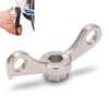 Wjelet Bicycle Crank Removal Tool, 2 in 1 Bicycle Crank