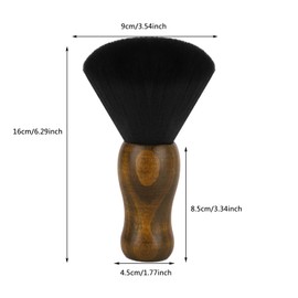 Barber Neck Duster Brush, Yebeauty Large Soft Barber Hairbrush for Hair Cutting, Hair Sweep Brushes with Natural Fiber Wooden Handle Cutting Kits