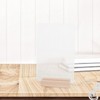 Operitacx Dry-Wipe Acrylic Board with Illuminated Stand, Transparent Desk, Note