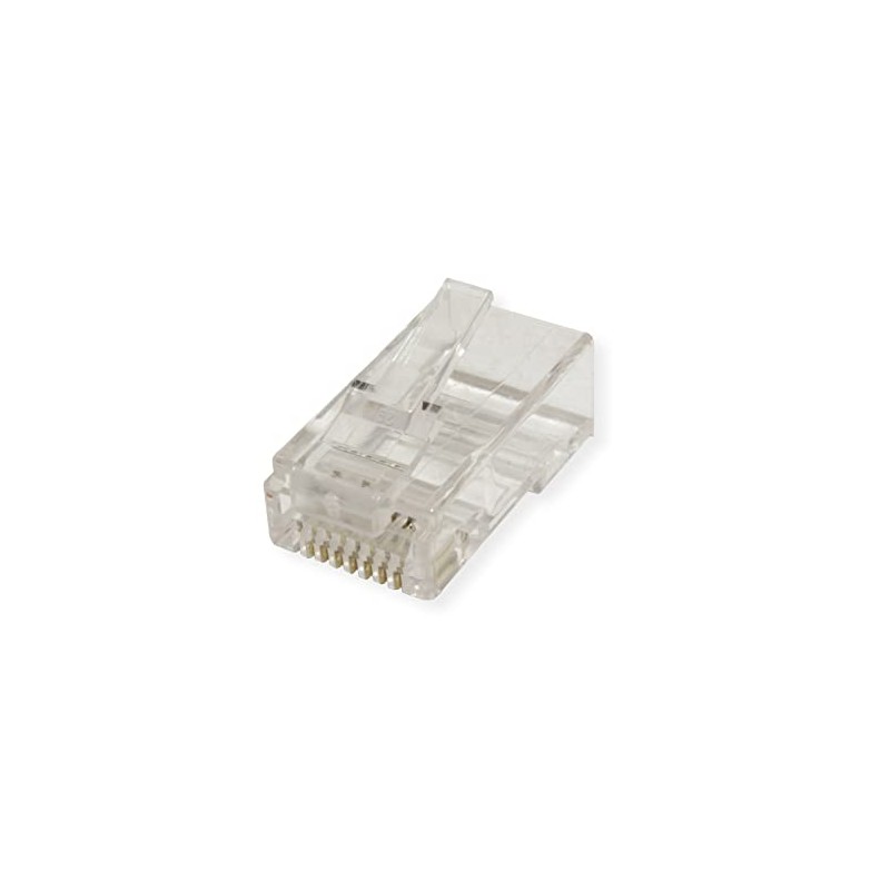 Value 21993064 Modular Plug Unshielded Cat6/6 a 100 Pcs Clear