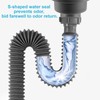 QruiLanTu 1 1/2" Flexible Drain Hose Expandable Flexible Sink Drain