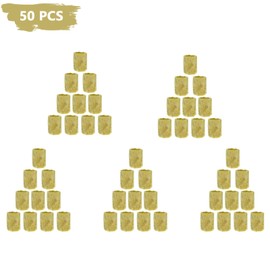 Pack of 50 Rockwool Cube, Rockwool Cube, Rock Wool Cultivation Cubes, Rock Wool Plugs, Used for Bottomless Growing, Seedlings, Cloned Plants, Hydroponic Growing, Simplified Seedling Growing