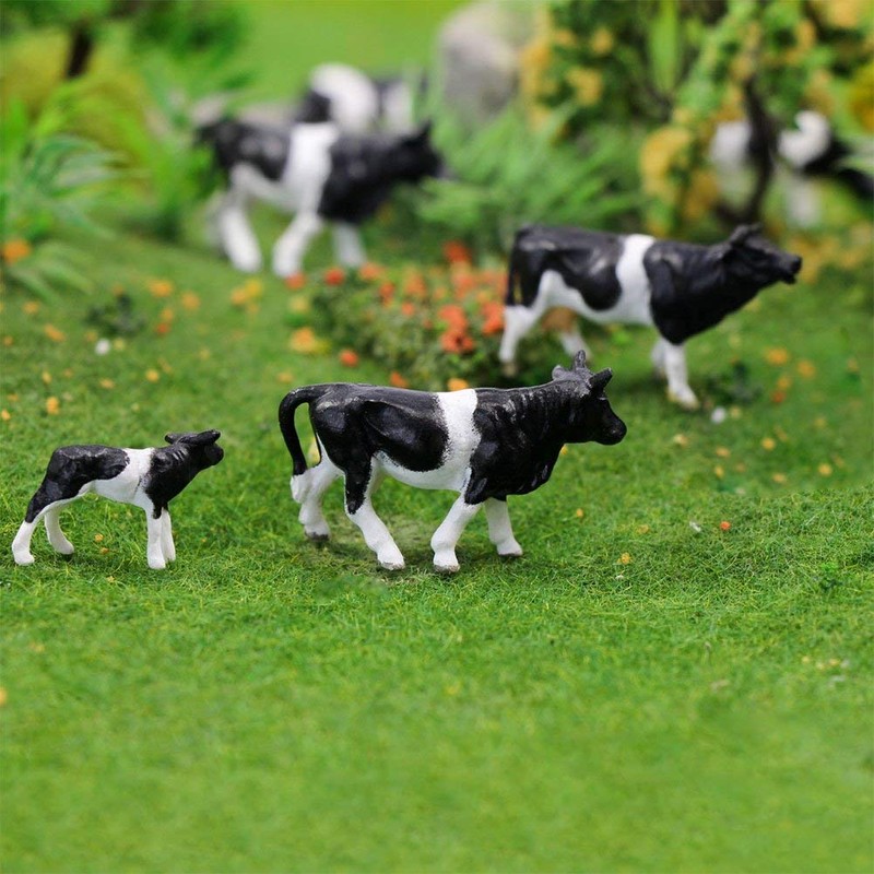 Farm Animals Figure Toys Set,AN8704 36PCS 1:87 Well Painted Model