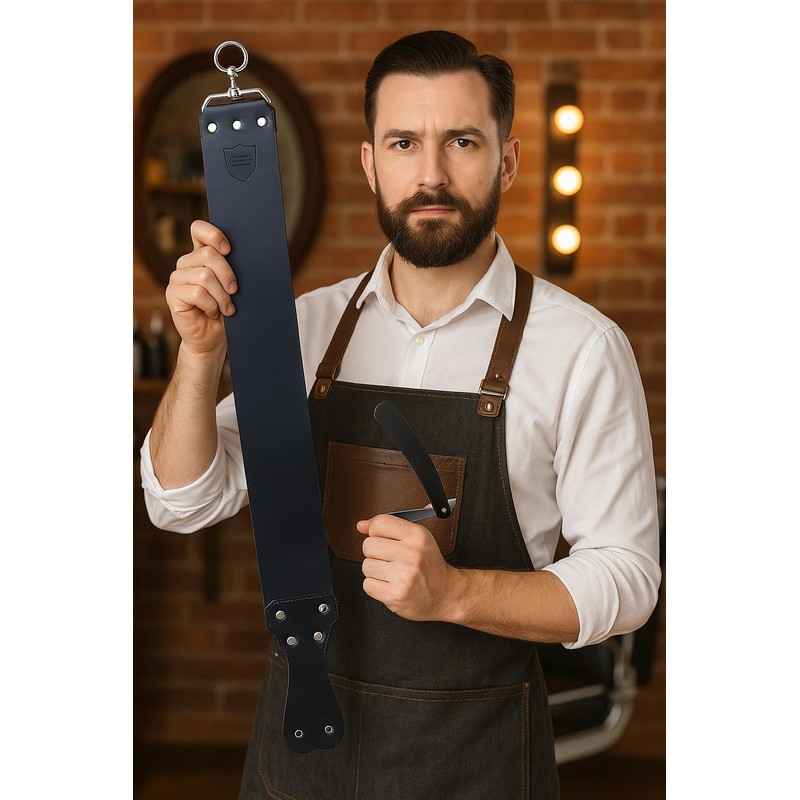 Parker Handmade Latigo Leather Strop for Straight Razor & Knife
