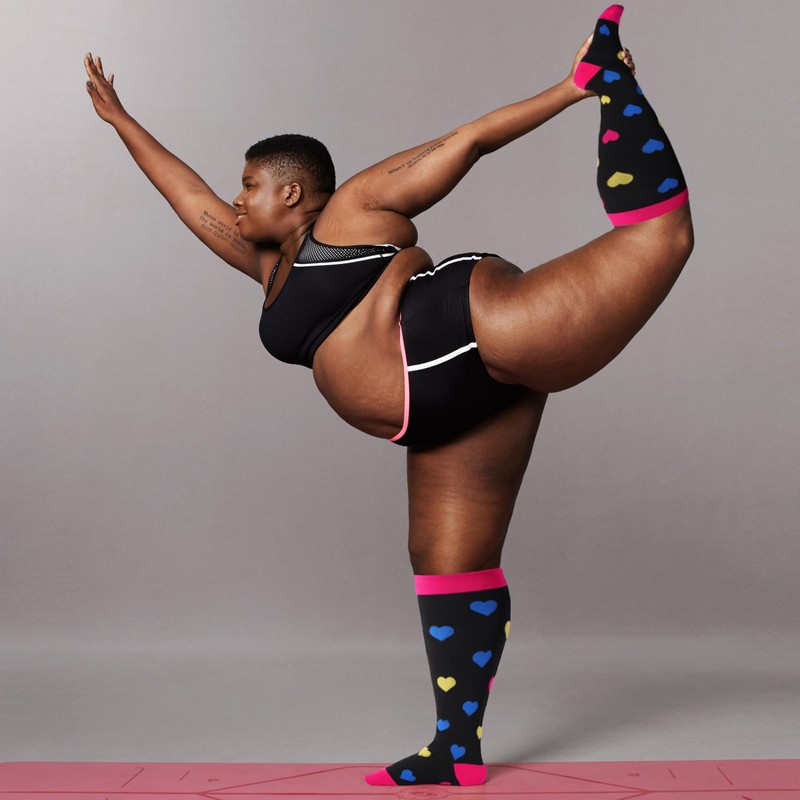 Ancrina Plus Size Compression Socks for Women & Men Wide