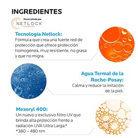 La Roche-Posay Protector Solar Facial La Roche Posay Anthelios UVMUNE Fluido Invisible con Color para Todo Tipo de Piel FPS50+ 50ml