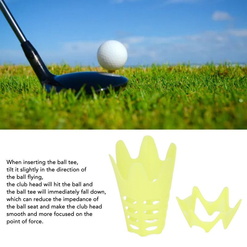 20 Pcs Plastic Golf Ball Holder Resistanceless Golf Simulator Tees