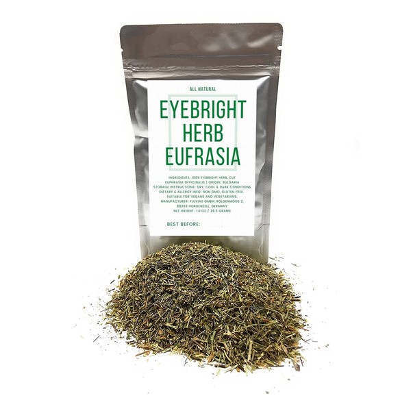 Naturegrail Eyebright Herb Eufrasia - Natural, Cut & Dried Euphrasia