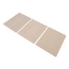 15Pcs Eyebrow Tattoo Practice Skin Inkless Rubber Microblading Practice Skin