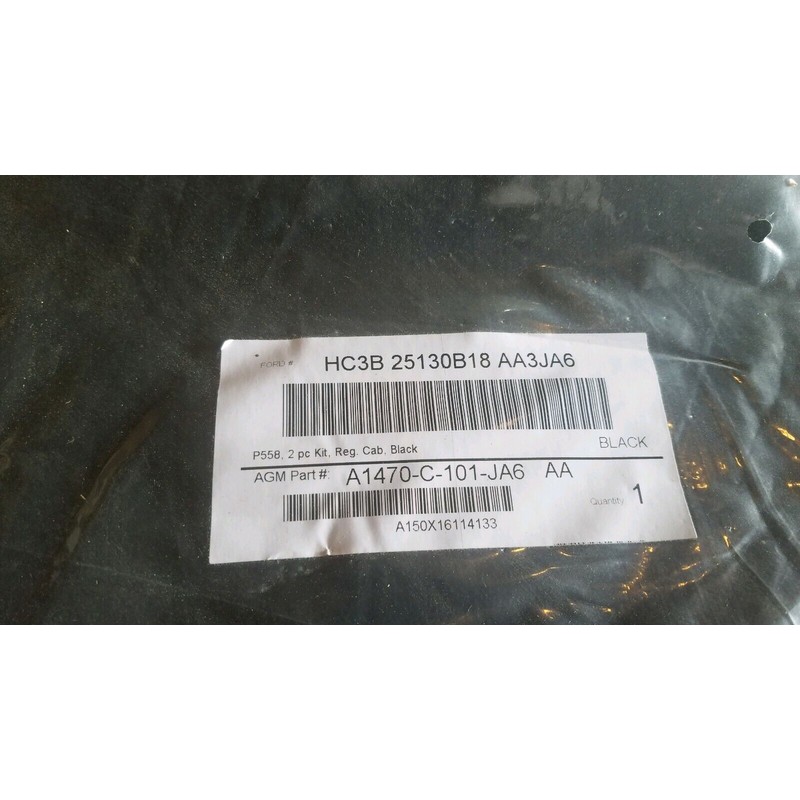 FORD FRONT BLACK FLOOR MATS - 0EM FACTORY FORD
