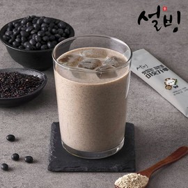Sulbing 설빙 맛있는 검은콩 미숫가루 50개입 Seolbing Delicious Black Soybean powdered mix 50 Pack