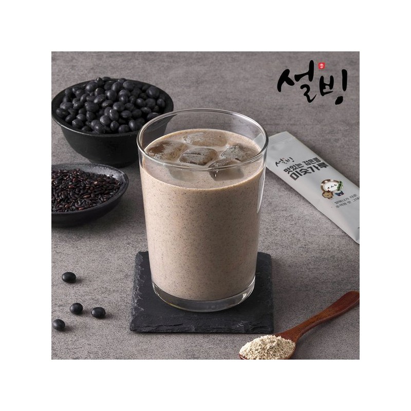 Sulbing 설빙 맛있는 검은콩 미숫가루 50개입 Seolbing Delicious Black Soybean