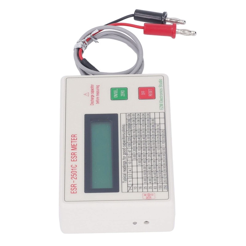 Capacitor Tester, Capacitance Meter LCD Display Meter with Smart Shutdown
