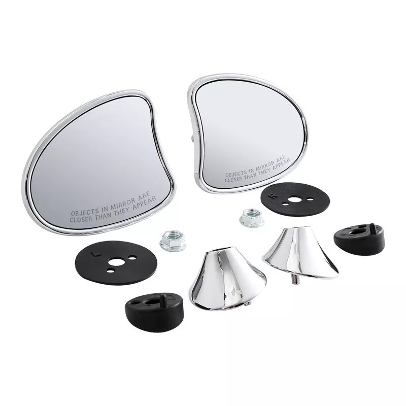 TCMT Chrome Inner Fairing Rearview Mirrors Fit For Harley Electra