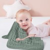 Yoofoss Muslin Burp Cloths 6 Pack Baby Washcloths Large 20''X10''
