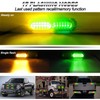 ASPL 8pcs Sync Feature Ultra Slim 12-LED Surface Mount Flashing