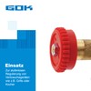 GOK 90° PS 4 Bar Loose Control Valve